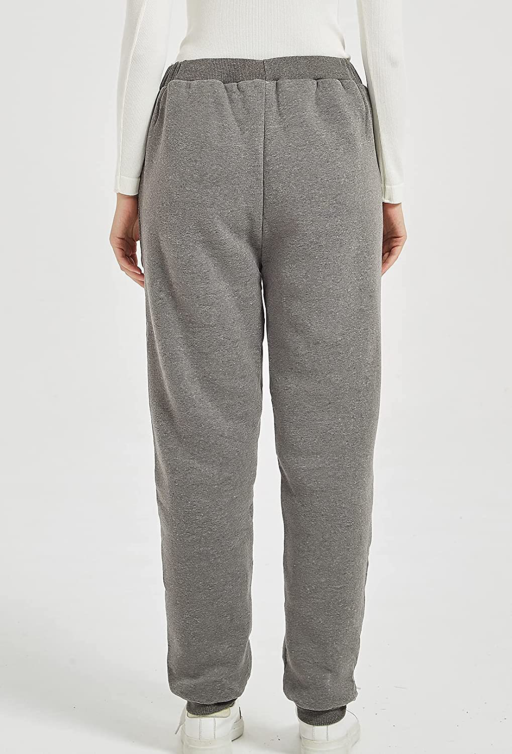 Flygo Women'S Winter Warm Fleece Joggers Pants Sherpa Lined Athletic Active Sweatpants Apparel & Accessories > Clothing > Activewear Kylie Max