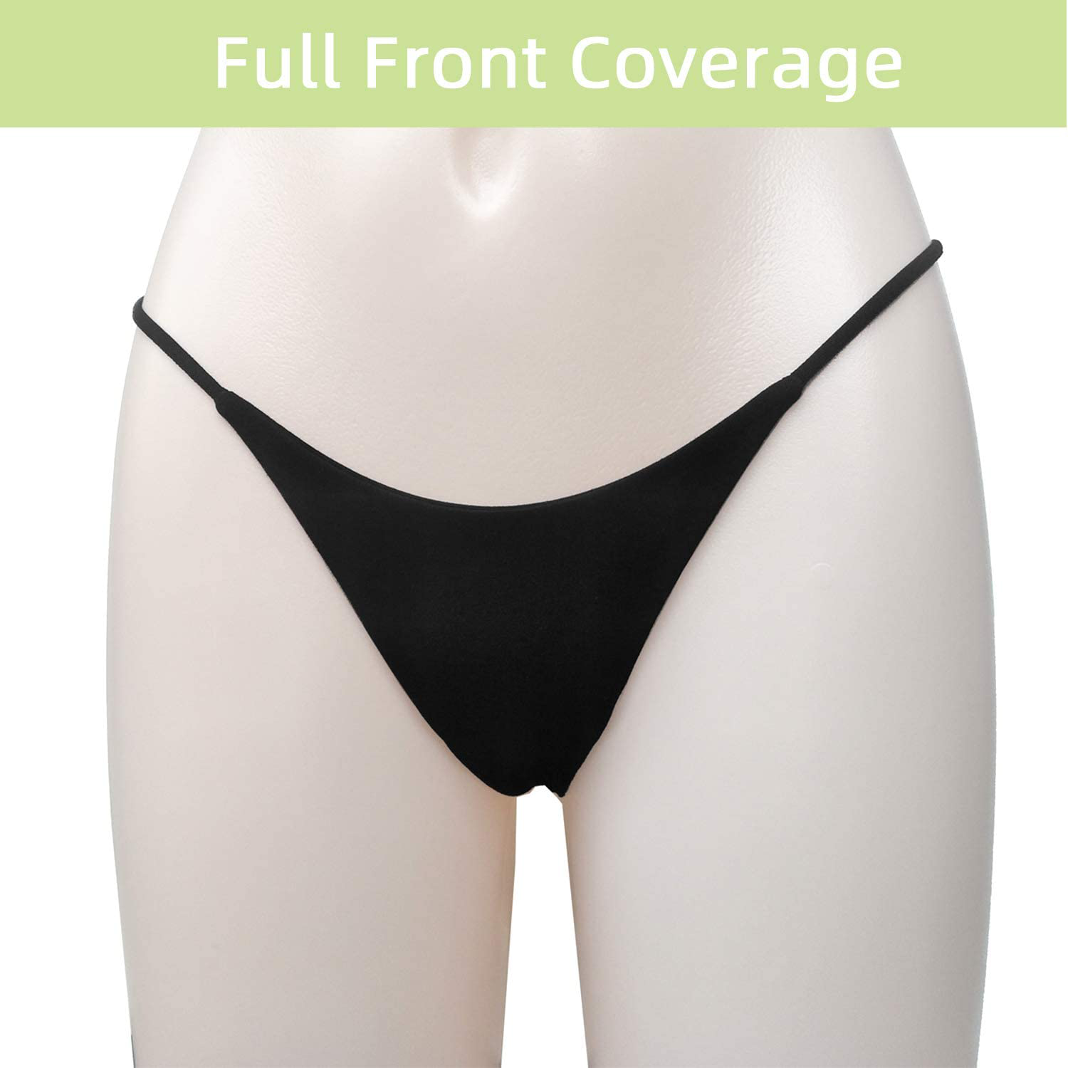 Cotton Thongs for Women Sexy Seamless Woman G String Panties 3 Pack Set Apparel & Accessories > Clothing > Underwear & Socks > Underwear KUKU PANDA