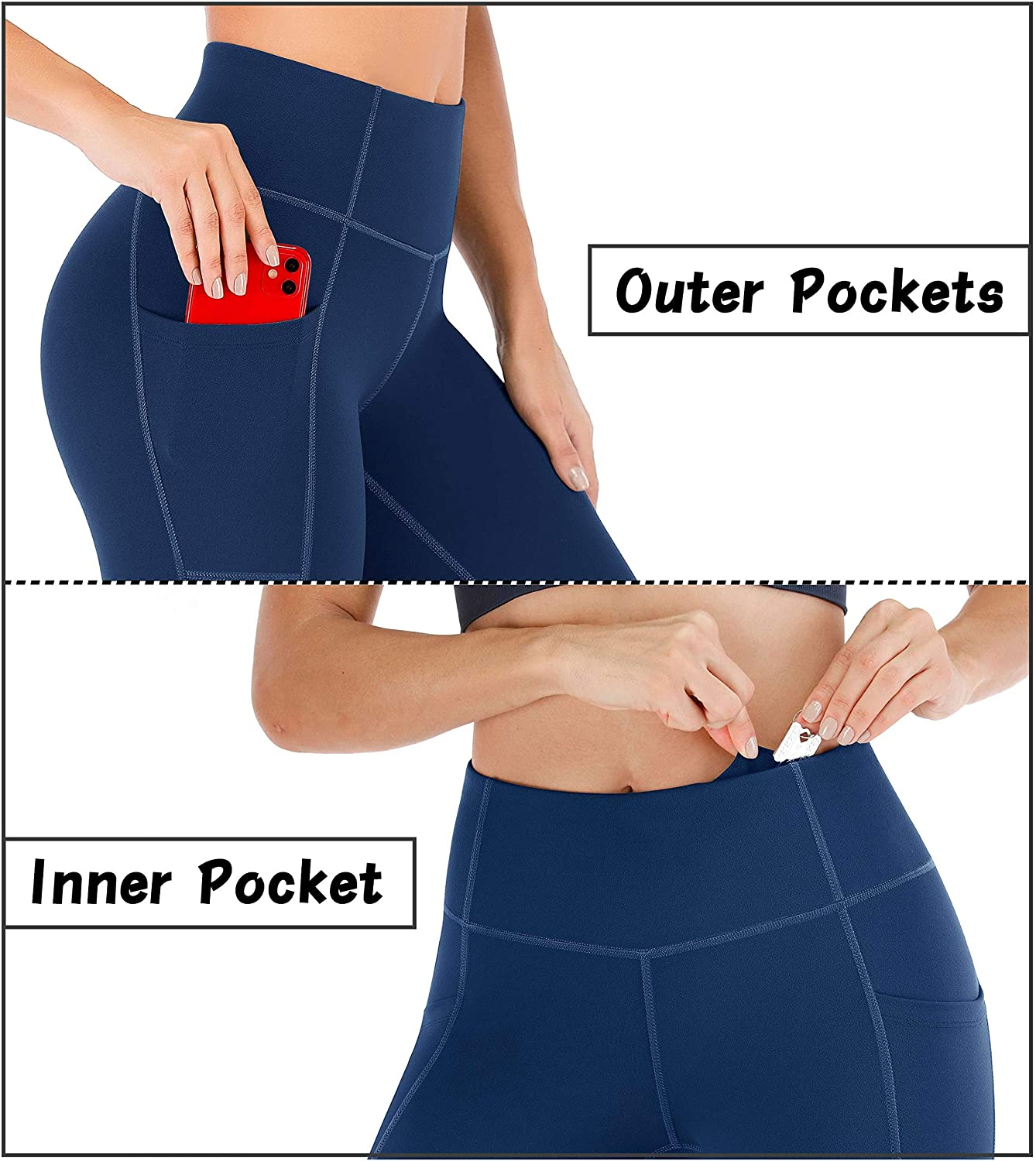 Heathyoga Yoga Pants for Women with Pockets High Waisted Leggings with Pockets for Women Workout Leggings for Women Apparel & Accessories > Clothing > Underwear & Socks > Shapewear Heathyoga