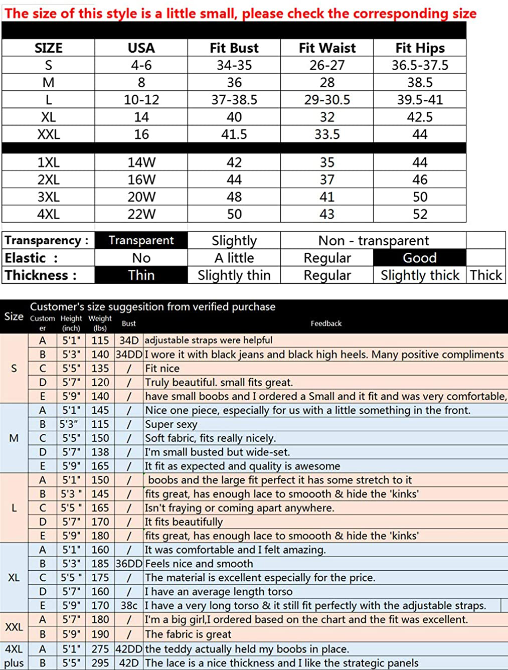 Kaei&Shi V-Neck See Through Lingerie Floral Lace Babydoll Sexy Lingerie for Women One Piece Bodysuit Apparel & Accessories > Clothing > Underwear & Socks > Lingerie Kaei&Shi