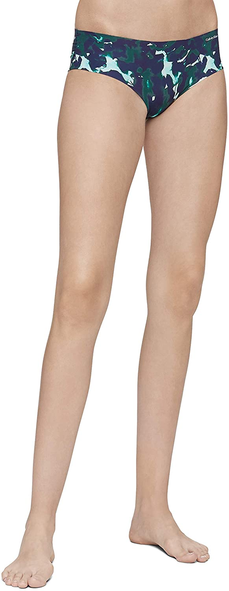 Calvin Klein Women'S Invisibles Hipster Multipack Panty Apparel & Accessories > Clothing > Underwear & Socks > Underwear Calvin Klein Summer Remnants_aqua Luster Small