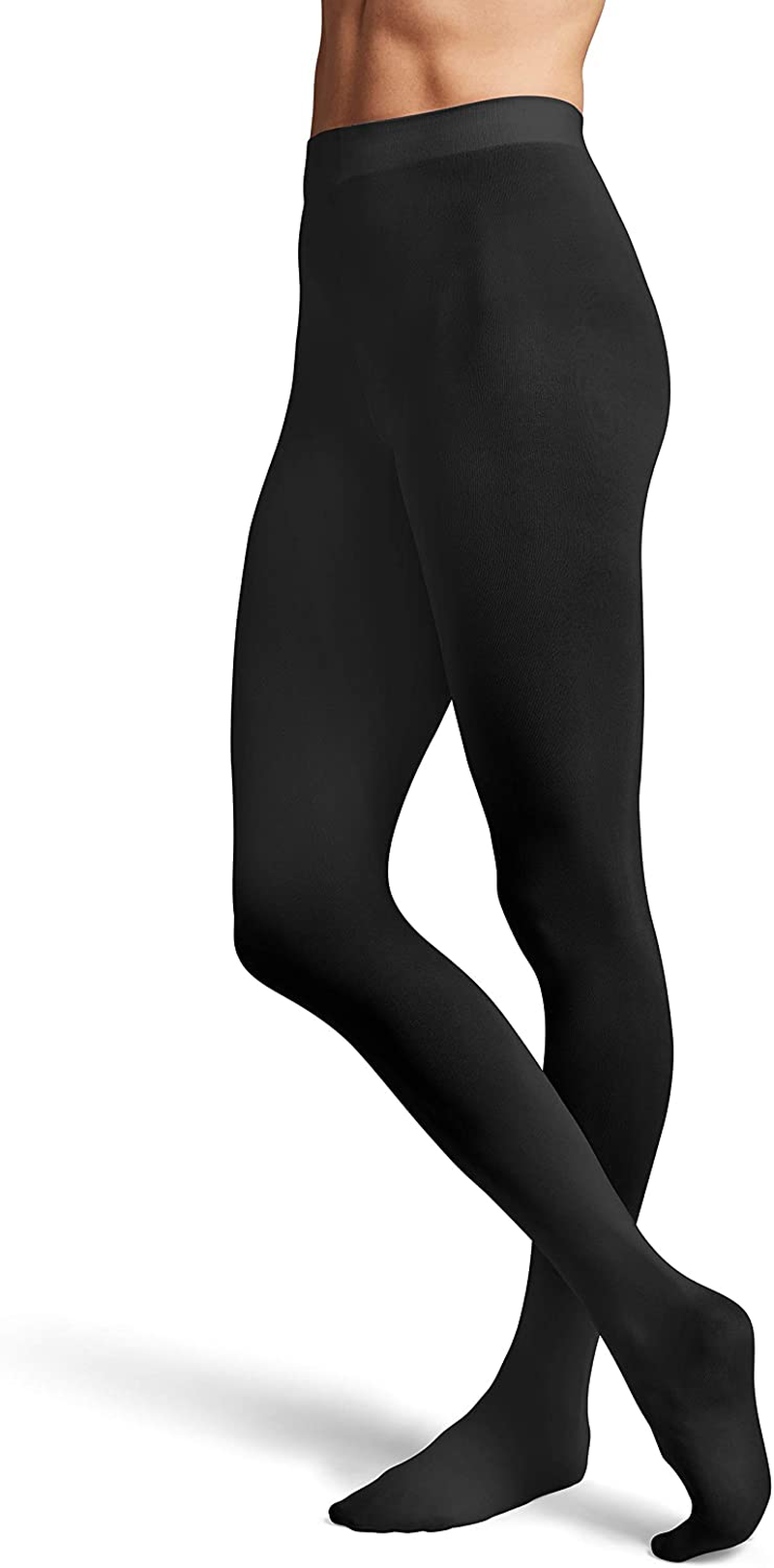 BLOCH Women'S Ladies Contoursoft Footed Tights Apparel & Accessories > Clothing > Underwear & Socks > Shapewear Bloch Black Large-X-Large