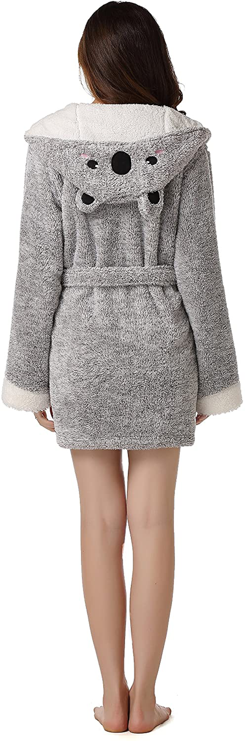 Richie House Women'S Plush Fleece Robe, Warm Fleece Bathrobe Size S-XL Apparel & Accessories > Clothing > Sleepwear & Loungewear > Robes Kylie Max