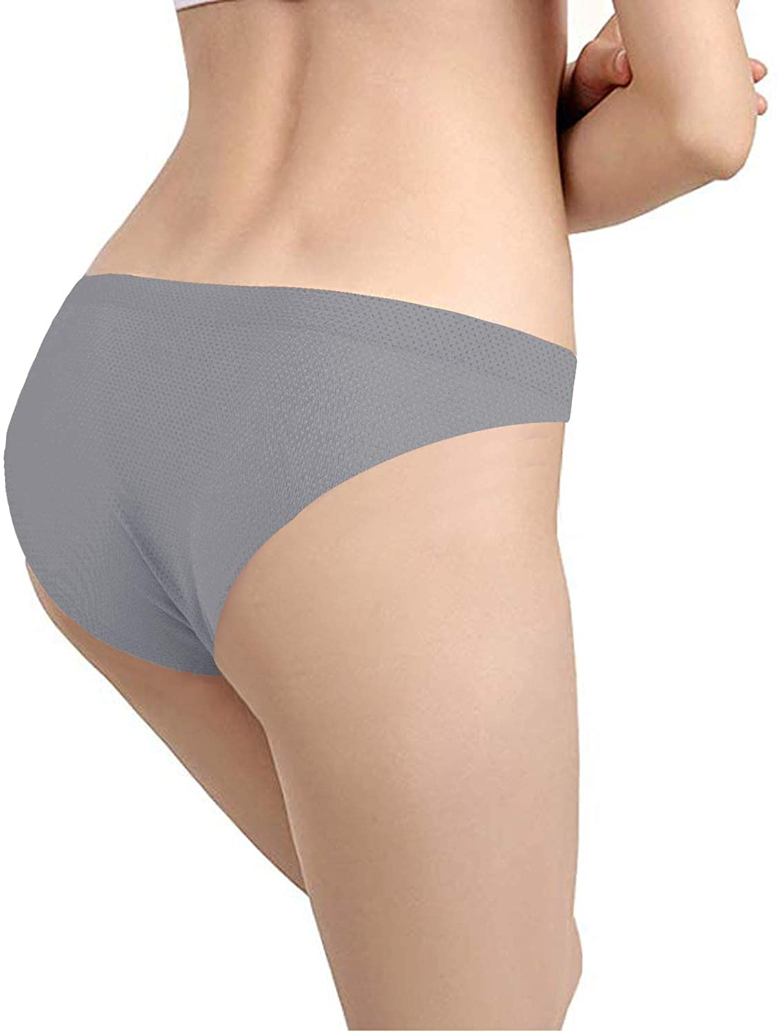 Dlala 7 Pack Women Seamless Underwear No Show Breathable Soft Stretch Bikini Panties Apparel & Accessories > Clothing > Underwear & Socks > Underwear Dlala
