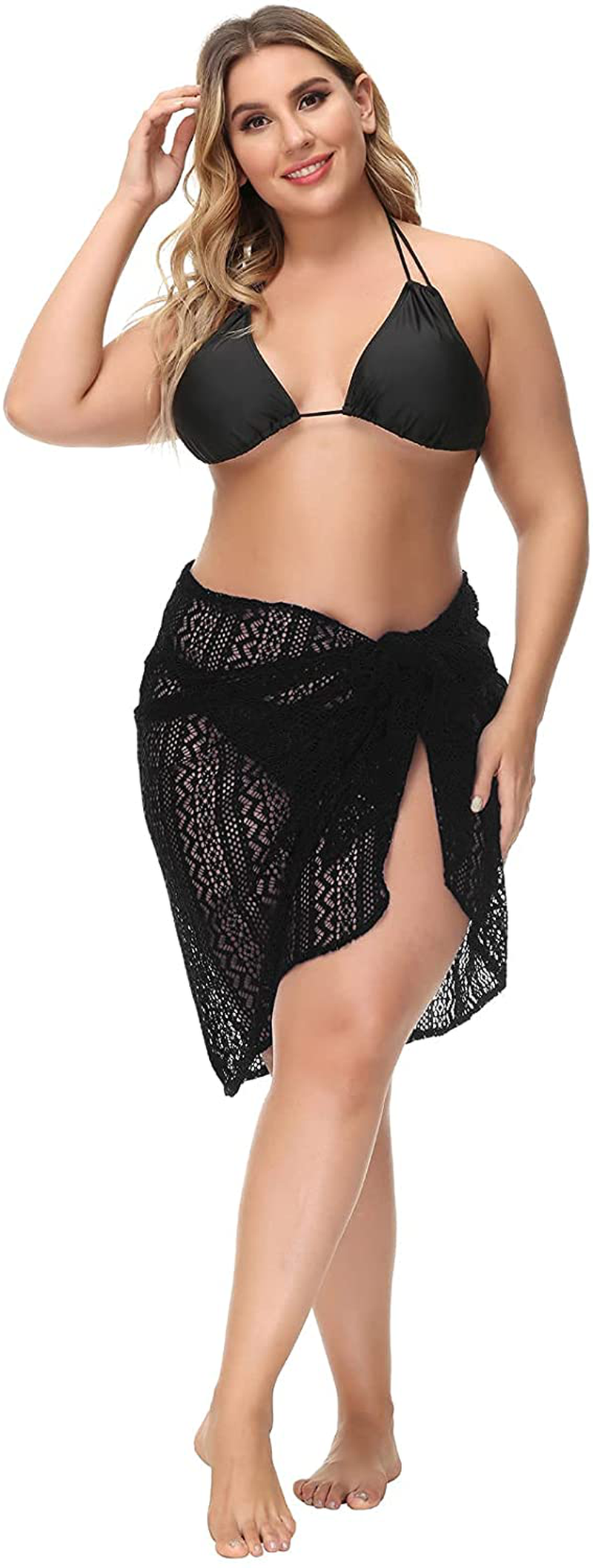 Hanna Nikole plus Size Sarong Swimsuit Cover Ups Bikini Beach Cover-Ups Wrap Skirt Apparel & Accessories > Clothing > Swimwear Kylie Max