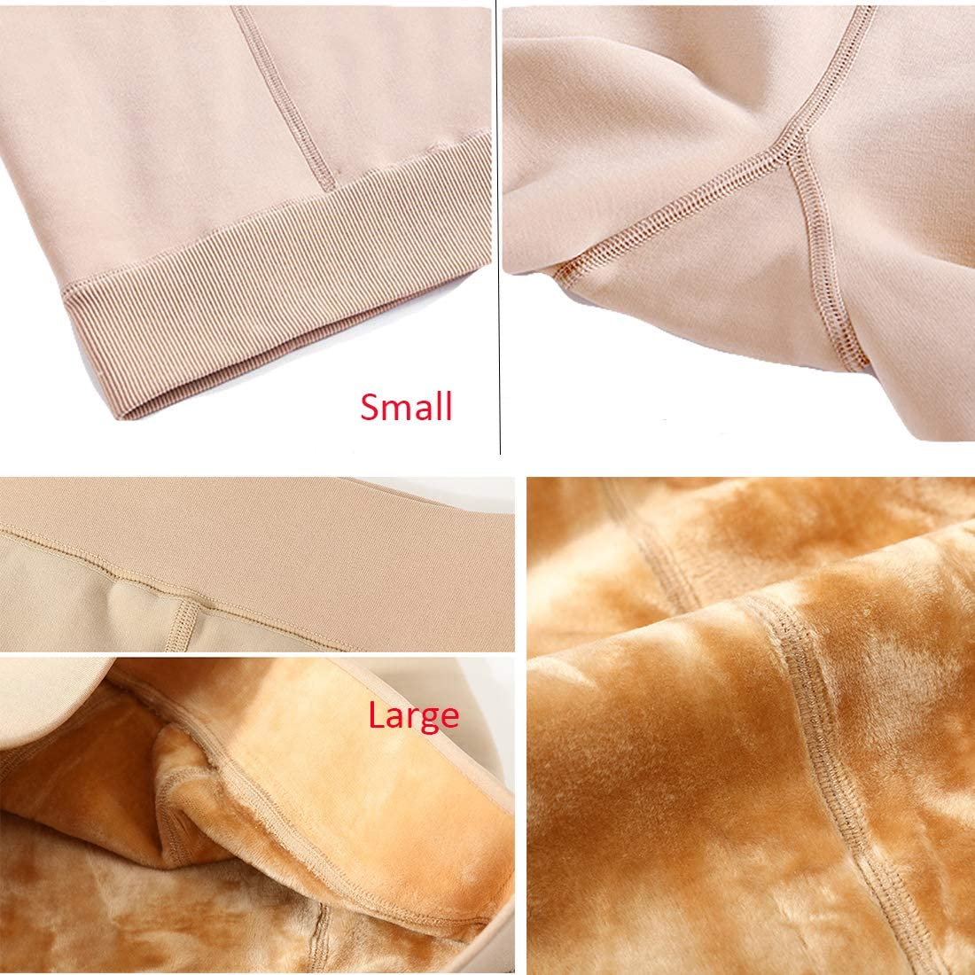Blostirno Women'S Fleece Lined Tights Thermal Pantyhose Leggings Apparel & Accessories > Clothing > Underwear & Socks > Shapewear Blostirno