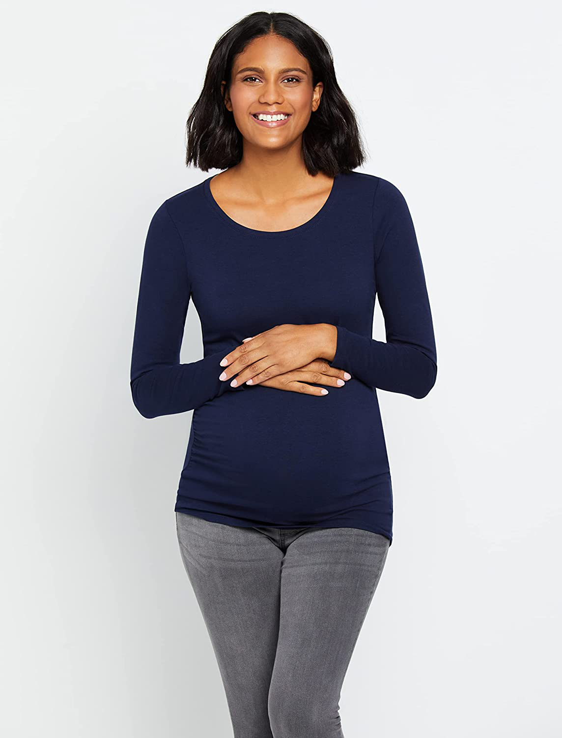 Motherhood Maternity Women'S Bumpstart 2 Pack Long Sleeve Tee Shirts Apparel & Accessories > Clothing > Activewear Kylie Max