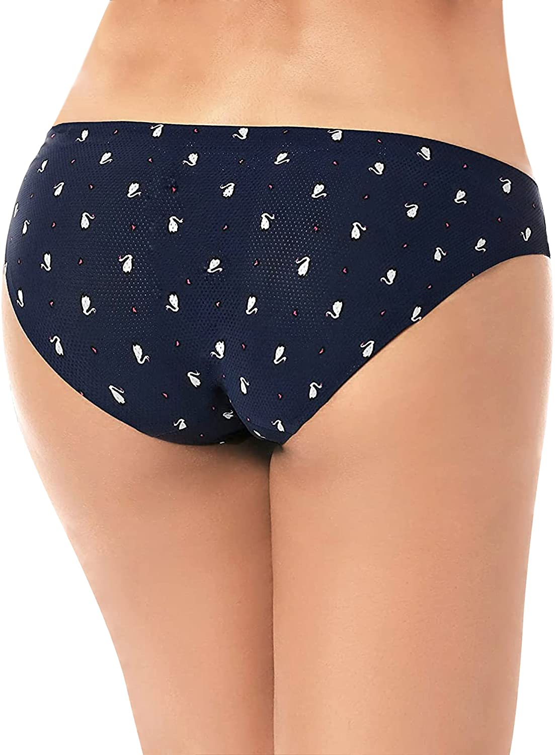 Kingfung Womens Seamless Underwear Sexy Stretch Bikini Panties Low Rise Hipster Ladies Soft Cheeky XS-XL Apparel & Accessories > Clothing > Underwear & Socks > Underwear Kingfung