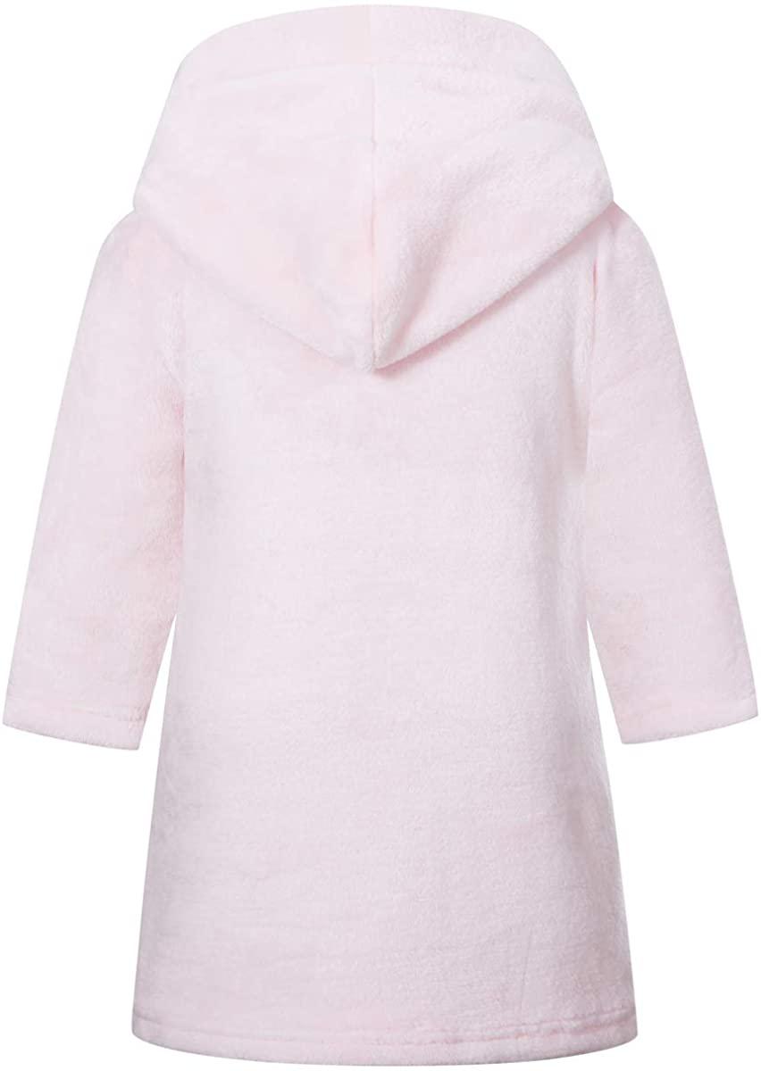 Umeyda Girls Robe,Cute & Fleece Hooded Robe with Belt for Girls, 12 Months - 18 Years Apparel & Accessories > Clothing > Sleepwear & Loungewear > Robes Kylie Max