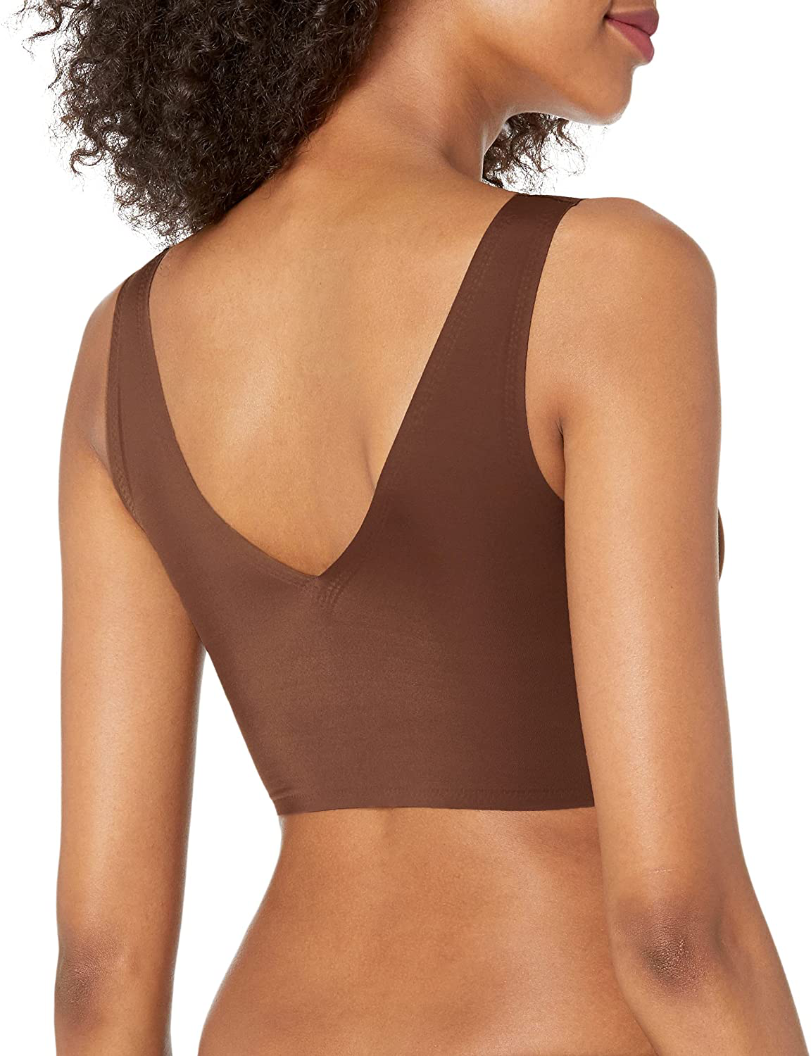 Calvin Klein Women'S Invisibles Comfort Seamless Lightly Lined V Neck Bralette Bra Apparel & Accessories > Clothing > Underwear & Socks > Bras Kylie Max