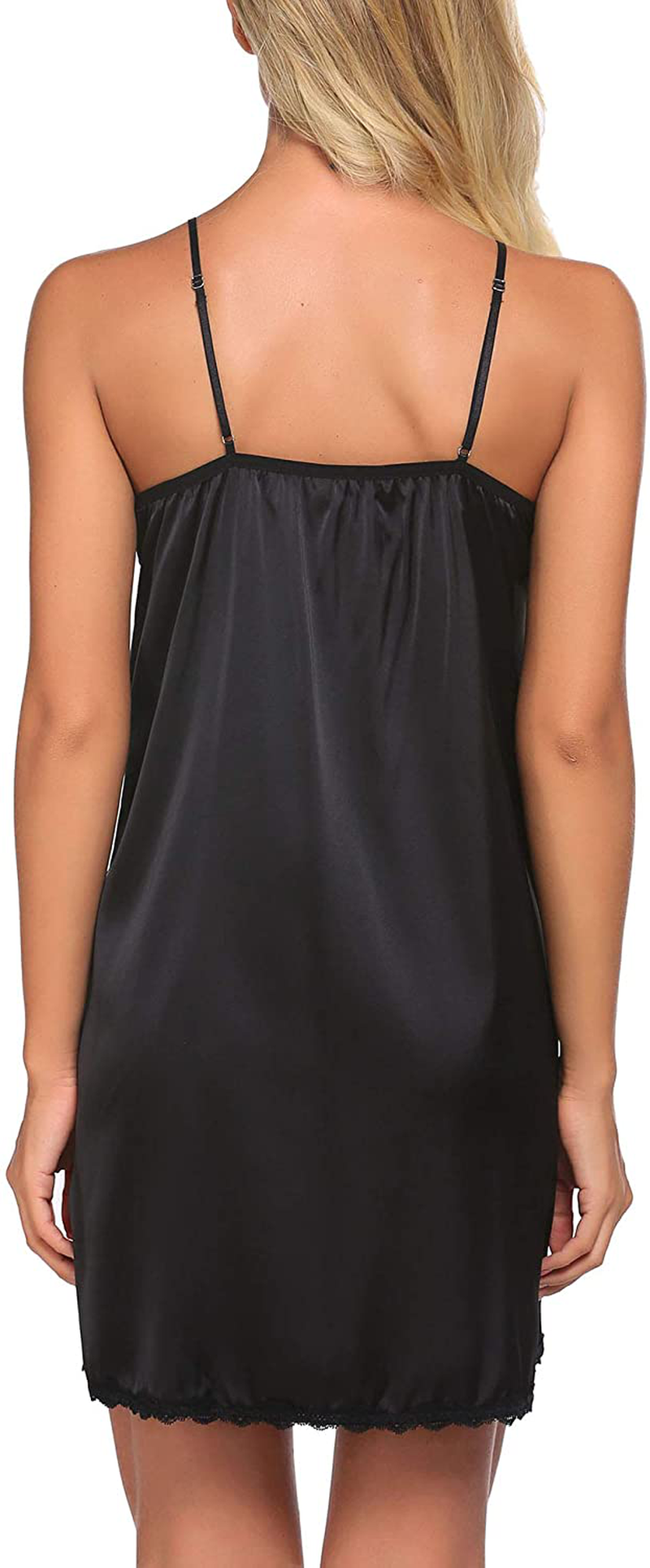 Ekouaer Sleepwear Sexy Lingerie Nightgown Lace Chemise Satin Slip Silk Negligee Nightie Bridal Babydoll for Women Apparel & Accessories > Clothing > Underwear & Socks > Lingerie Kylie Max