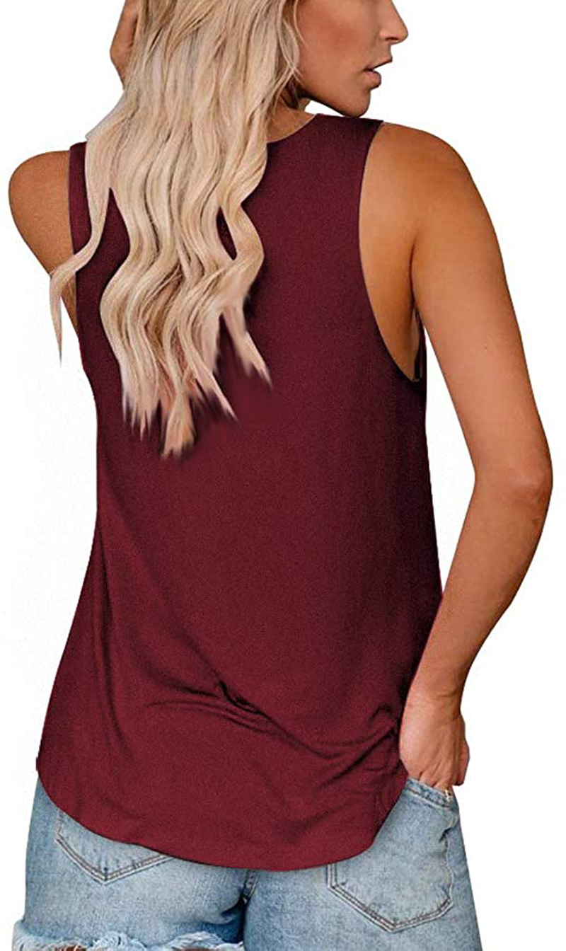 ETCYY Tie Dye Sleeveless V Neck Tank Tops for Women Summer Cute Printed Loose Fit Workout Athletic Yoga Shirts Apparel & Accessories > Clothing > Activewear Kylie Max