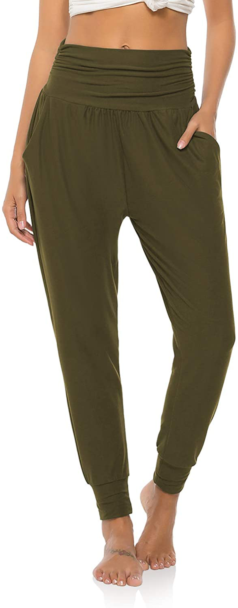 DIBAOLONG Womens Yoga Sweatpants Loose Workout Joggers Pants Comfy Lounge Pants with Pockets Apparel & Accessories > Clothing > Activewear Kylie Max
