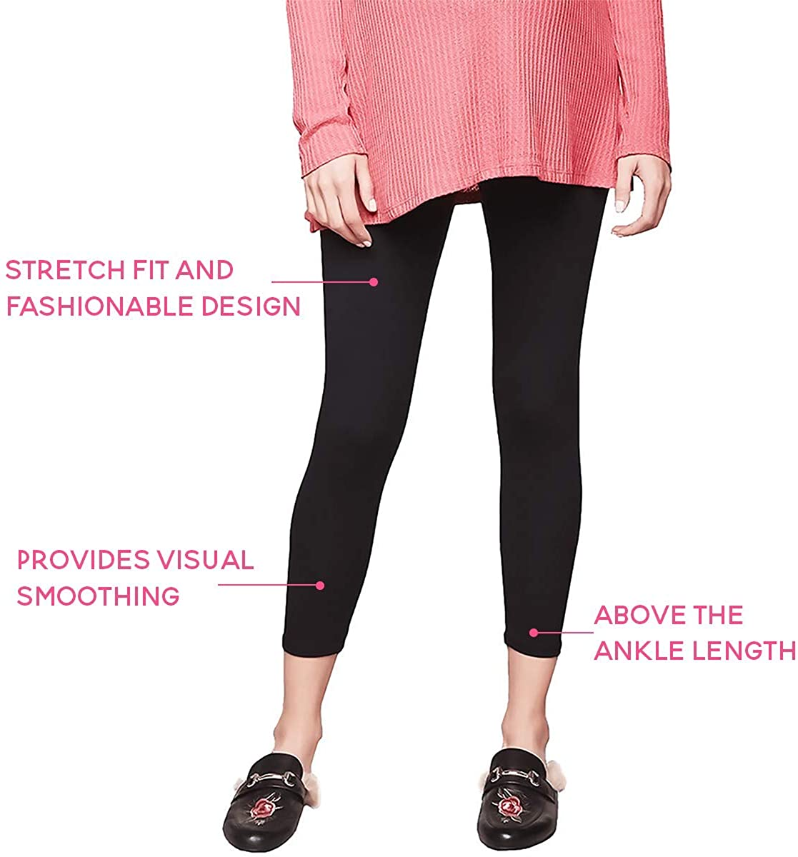 Maternity Leggings Active Wear over the Bump Pants Pregnancy Shaping over the Belly Postpartum Breastfeeding Apparel & Accessories > Clothing > Underwear & Socks > Shapewear Terramed Just Think Comfort
