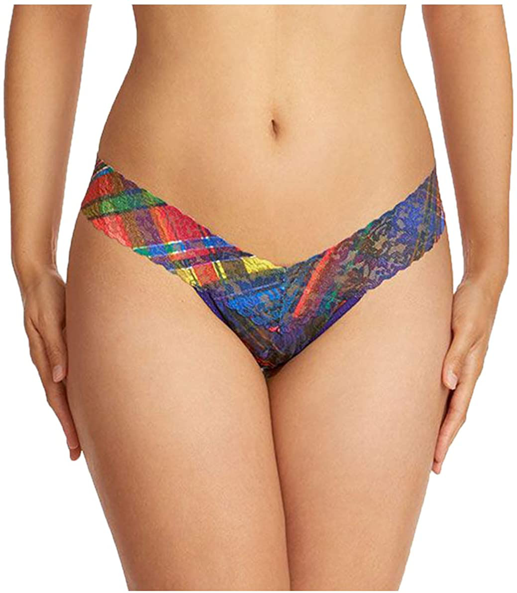 Hanky Panky Low Rise Thong (Prints) Apparel & Accessories > Clothing > Underwear & Socks > Underwear hanky panky Plaidest