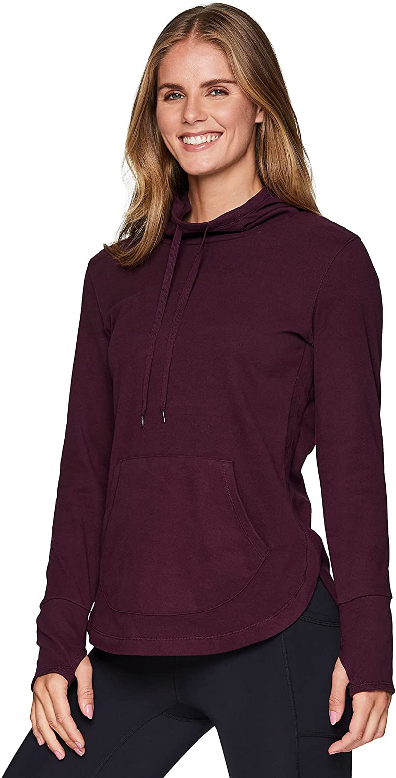 RBX Active Women'S Fashion Yoga Lightweight Long Sleeve Pullover Hoodie Top Apparel & Accessories > Clothing > Activewear Kylie Max