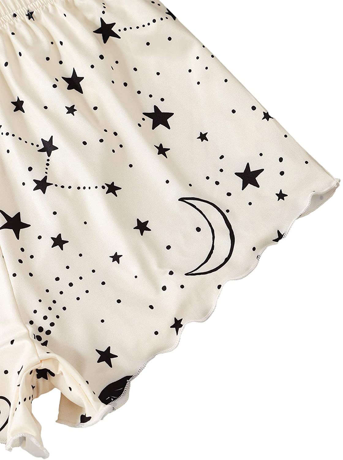 Shein Women'S Cute Cartoon Print Cami Top and Shorts Pajama Set Apparel & Accessories > Clothing > Sleepwear & Loungewear Kylie Max