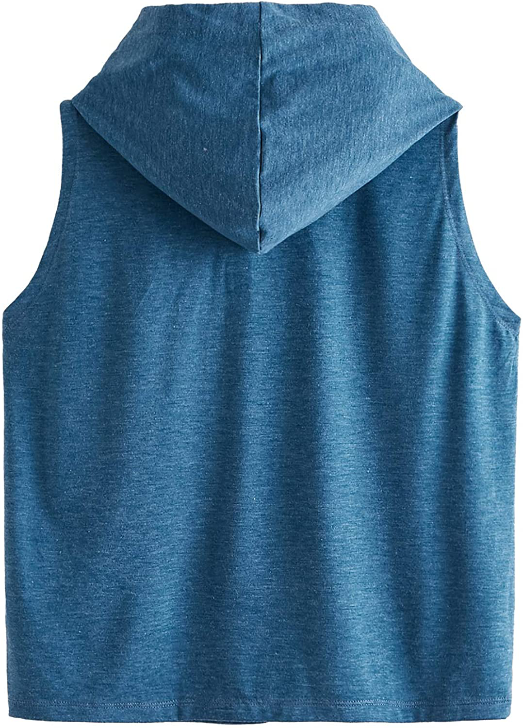 Sweatyrocks Women'S Summer Sleeveless Hooded Tank Top T-Shirt for Athletic Exercise Relaxed Breathable Apparel & Accessories > Clothing > Activewear Kylie Max