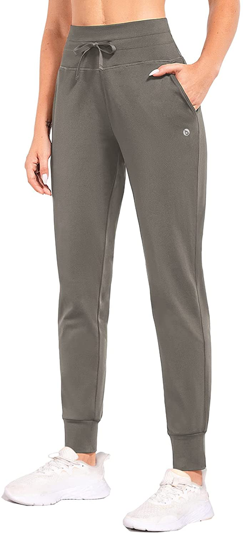 BALEAF Women'S Fleece Lined Pants Water Resistant Sweatpants High Waisted Thermal Joggers Winter Running Hiking Pockets Apparel & Accessories > Clothing > Activewear Kylie Max
