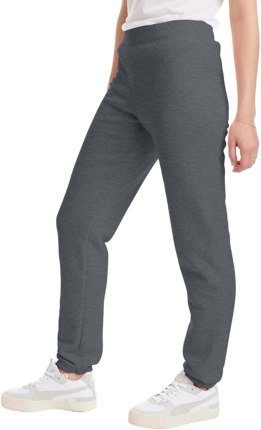 Hanes Women'S Ecosmart Cinched Cuff Sweatpants Apparel & Accessories > Clothing > Activewear Kylie Max