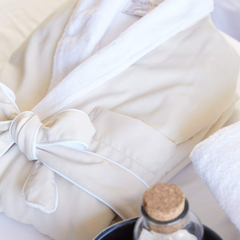 Plush Lined Microfiber Bath Robe for Women / Men (Unisex) Luxury Spa, Hotel Robe Apparel & Accessories > Clothing > Sleepwear & Loungewear > Robes Kylie Max