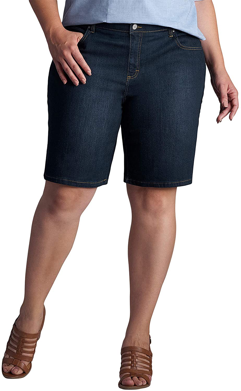 Lee Women'S plus Size Relaxed-Fit Bermuda Short Apparel & Accessories > Clothing > Shorts Kylie Max