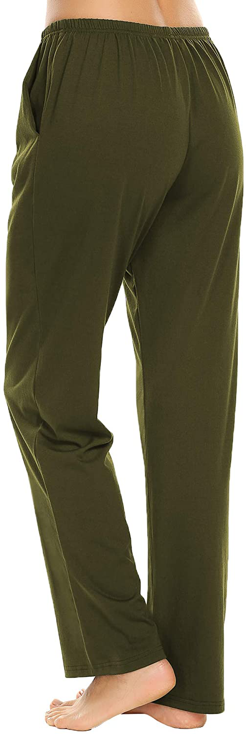 Ekouaer Pajama Pants Women'S Casual Lounge Pants Soft Cotton Sleepwear Pj Bottoms with Pockets S-XXL Apparel & Accessories > Clothing > Sleepwear & Loungewear > Pajamas Kylie Max