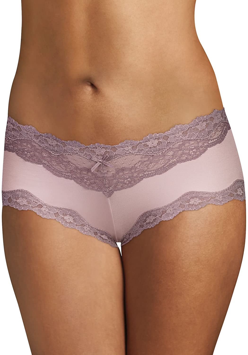 Maidenform Women'S Sexy Must Have Cheeky Hipster Apparel & Accessories > Clothing > Underwear & Socks > Underwear Maidenform Raspberry Icing/Vintage Mauve 7