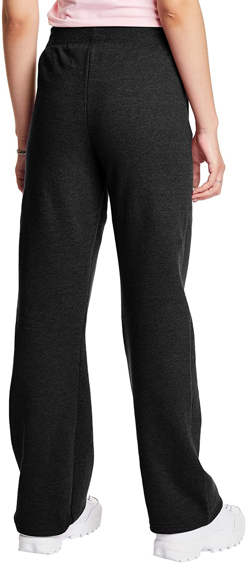 Hanes Women'S Ecosmart Open Bottom Leg Sweatpants Apparel & Accessories > Clothing > Underwear & Socks > Lingerie Hanes