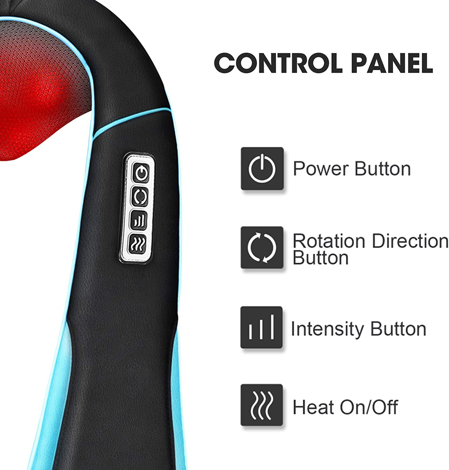 Back Neck Shoulder Massager with Heat - Deep Tissue Kneading Electric Back Massage for Neck, Back, Shoulder, Waist, Foot - Shiatsu Full Body Massage, Relax Gift for Her/Him/Friend/Dad/Mom Arts & Entertainment > Party & Celebration > Gift Giving MagicMakers