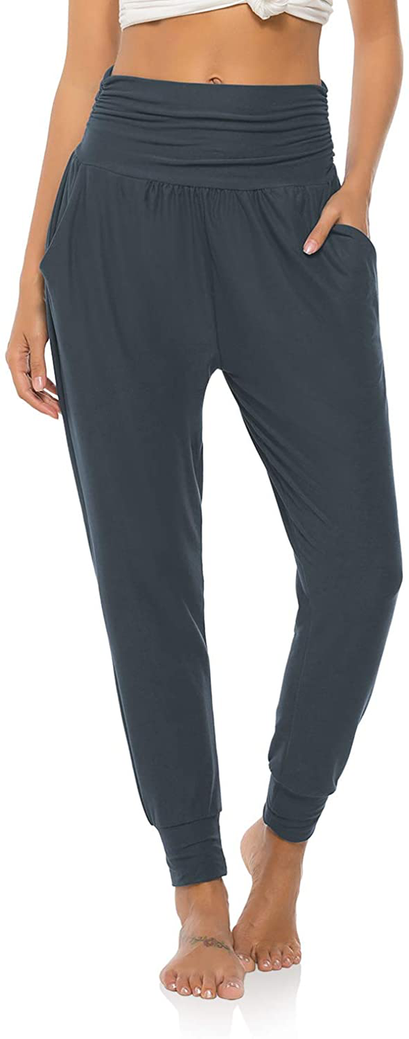 DIBAOLONG Womens Yoga Sweatpants Loose Workout Joggers Pants Comfy Lounge Pants with Pockets Apparel & Accessories > Clothing > Activewear Kylie Max