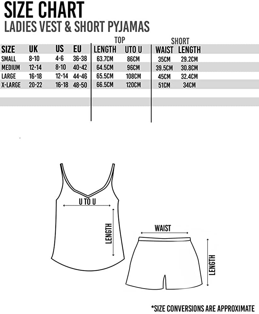 Harry Potter Pyjamas Womens Adults Hedwig Vest & Shorts Loungewear Apparel & Accessories > Clothing > Sleepwear & Loungewear > Pajamas Harry Potter