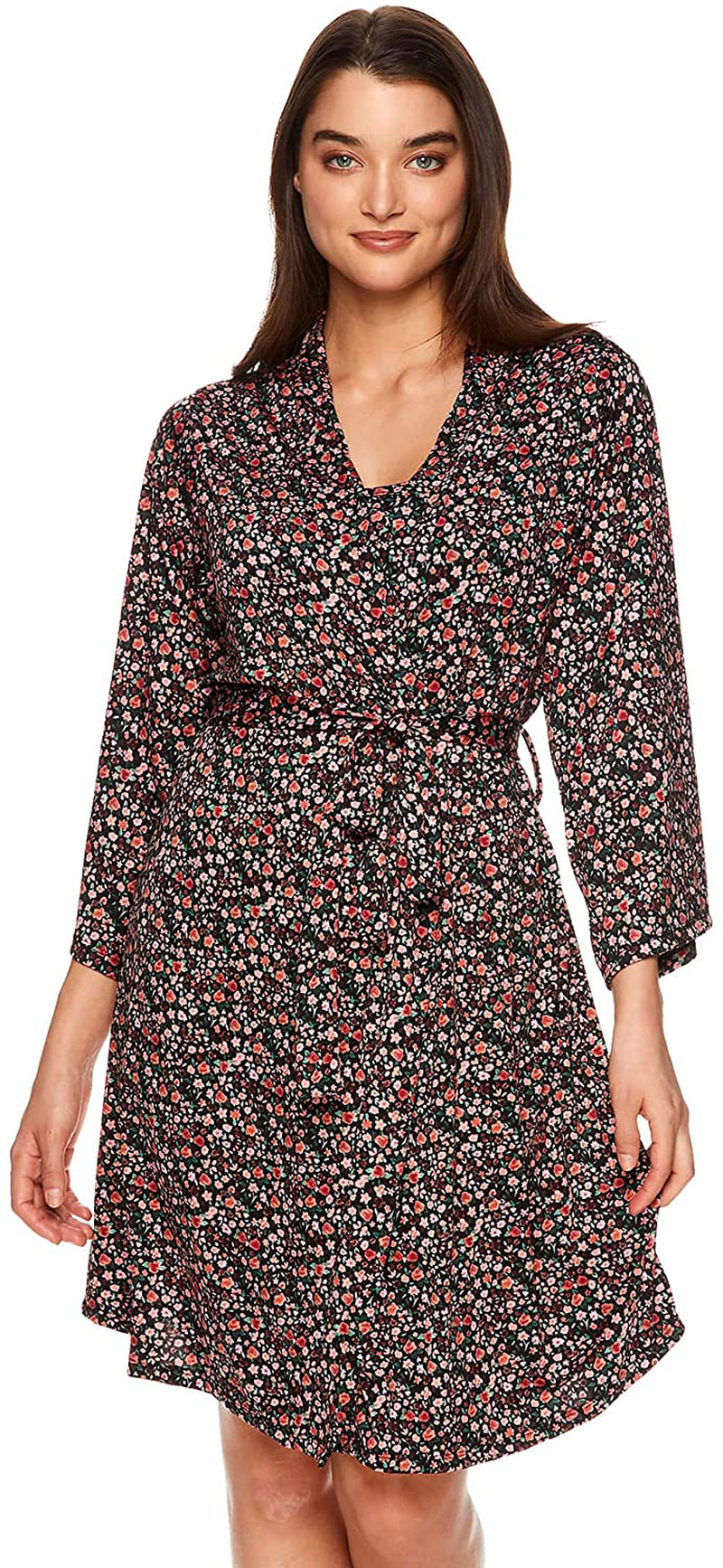 Nanette Lepore Womens 3-Piece Pajamas – Printed Cami and Short Pajama Set for Women with Matching Robe Apparel & Accessories > Clothing > Sleepwear & Loungewear Kylie Max
