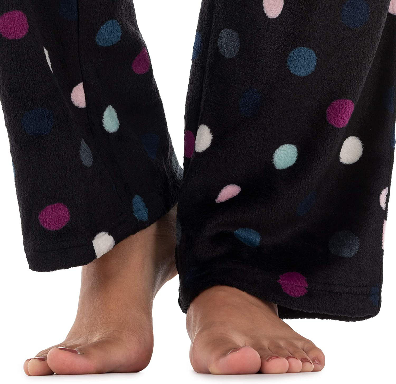 Fruit of the Loom Women's Sueded Jersey Crew Top and Fleece Pant Sleep Set Apparel & Accessories > Clothing > Sleepwear & Loungewear > Pajamas Fruit of the Loom