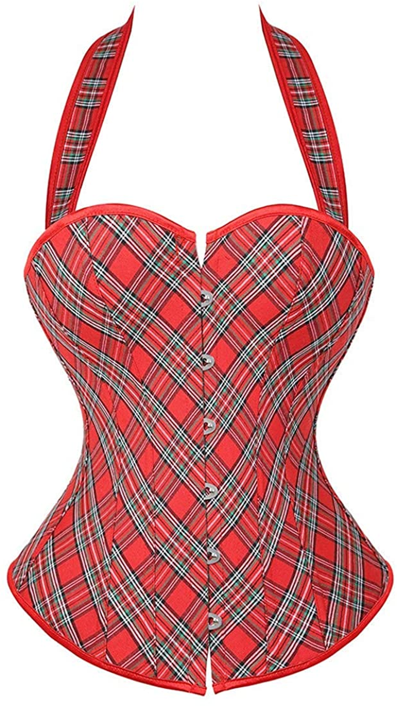 Blidece Women'S Sexy Boned Lace up Push up Shapewear Top Overbust Corset Bustier Apparel & Accessories > Clothing > Underwear & Socks > Lingerie Blidece