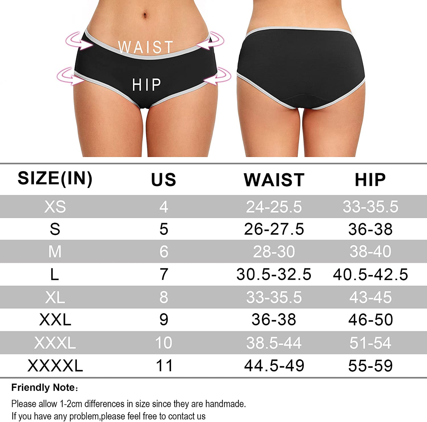 Cotton Full Coverage Underwear Womens Panties No Ride up Hipster Soft Breathable Stretch Bikini Ladies Briefs 6 Pack Apparel & Accessories > Clothing > Underwear & Socks > Underwear DUKAWA