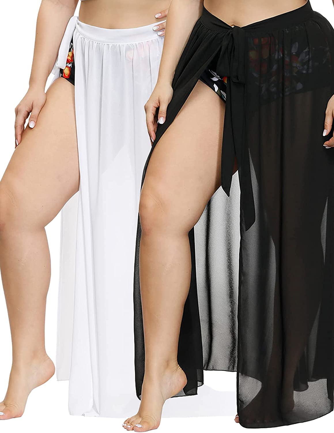Hanna Nikole plus Size Sarong Swimsuit Cover Ups Bikini Beach Cover-Ups Wrap Skirt Apparel & Accessories > Clothing > Swimwear Kylie Max