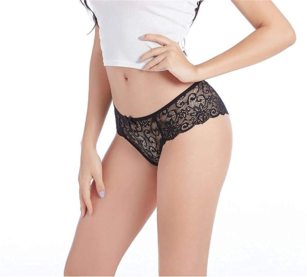 Sunm Boutique Womens Underwear Invisible Seamless Bikini Lace Underwear Half Back Coverage Panties Apparel & Accessories > Clothing > Underwear & Socks > Underwear Sunm Boutique