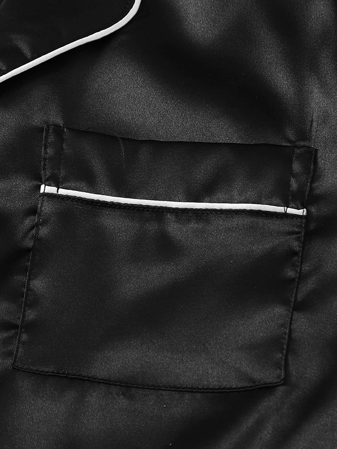 SweatyRocks Women's Short Sleeve Sleepwear Button Down Satin 2 Piece Pajama Set Apparel & Accessories > Clothing > Sleepwear & Loungewear > Pajamas SweatyRocks