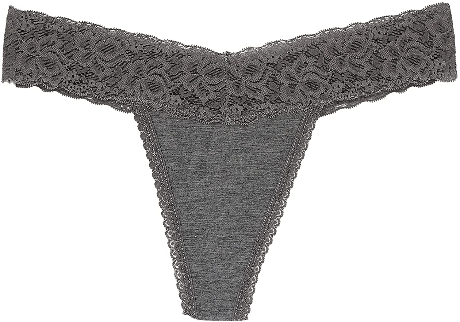 Women's Lace Thongs, T Back Low Waist See Through Panties Sexy Seamless V-Shape Design Lace Thongs for Women Apparel & Accessories > Clothing > Underwear & Socks > Underwear Delcroix