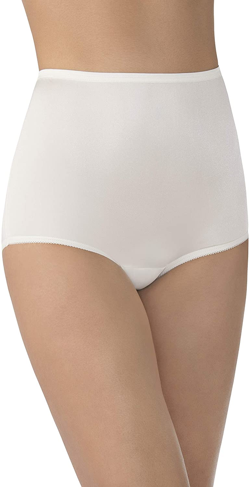 Vanity Fair Women'S Perfectly Yours Traditional Brief Panties Apparel & Accessories > Clothing > Underwear & Socks > Underwear Vanity Fair Nylon - Candleglow Nylon 6