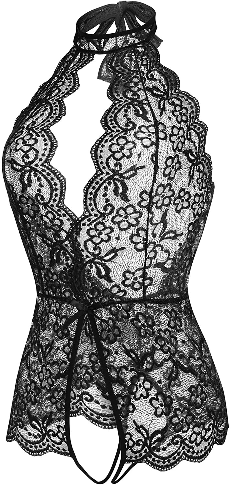 LOLLO VITA Women Lingerie Lace Bodysuit One Piece Babydoll Teddy Chemise Sleepwear Apparel & Accessories > Clothing > Underwear & Socks > Lingerie LOLLO VITA