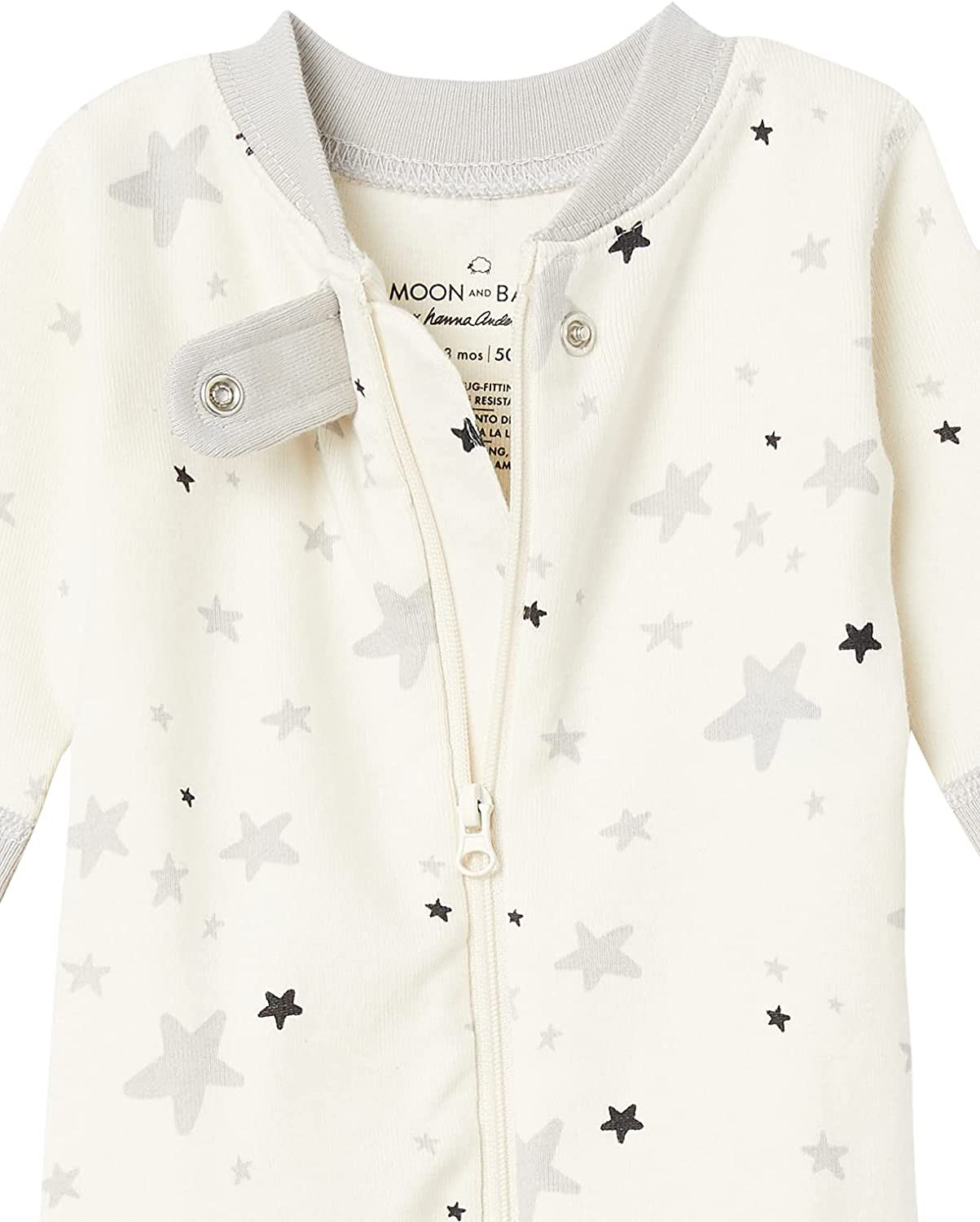 Moon and Back by Hanna Andersson Girls' One Piece Footless Pajamas Apparel & Accessories > Clothing > Sleepwear & Loungewear > Pajamas Kylie Max