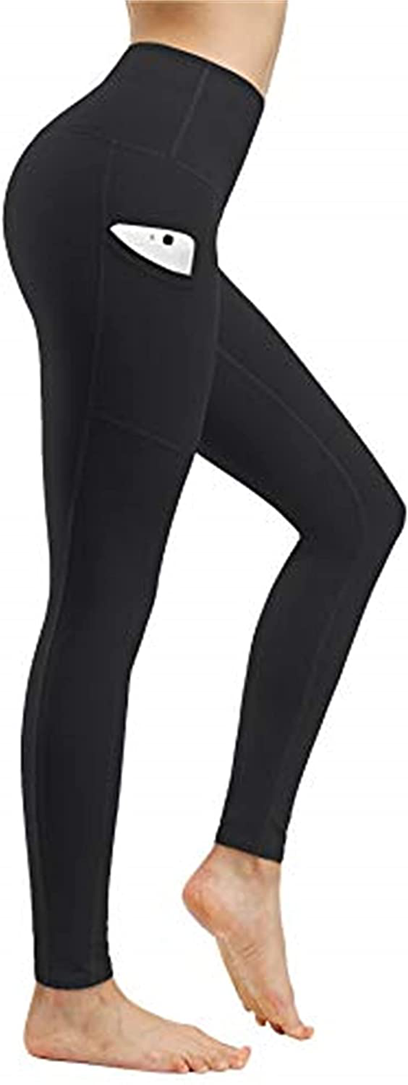 Fengbay 2 Pack High Waist Yoga Pants, Pocket Yoga Pants Tummy Control Workout Running 4 Way Stretch Yoga Leggings Apparel & Accessories > Clothing > Activewear KYLIE MAX