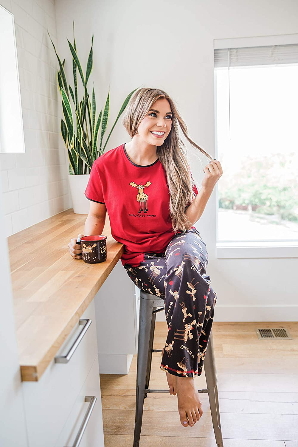 Lazy One Pajamas for Women, Cute Pajama Pants and Top Separates Apparel & Accessories > Clothing > Sleepwear & Loungewear > Pajamas Kylie Max