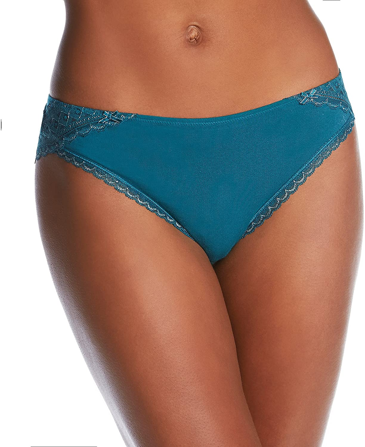 Maidenform Women'S Cotton Stretch Tanga Apparel & Accessories > Clothing > Underwear & Socks > Underwear Maidenform Jeweled Jade Silver 6