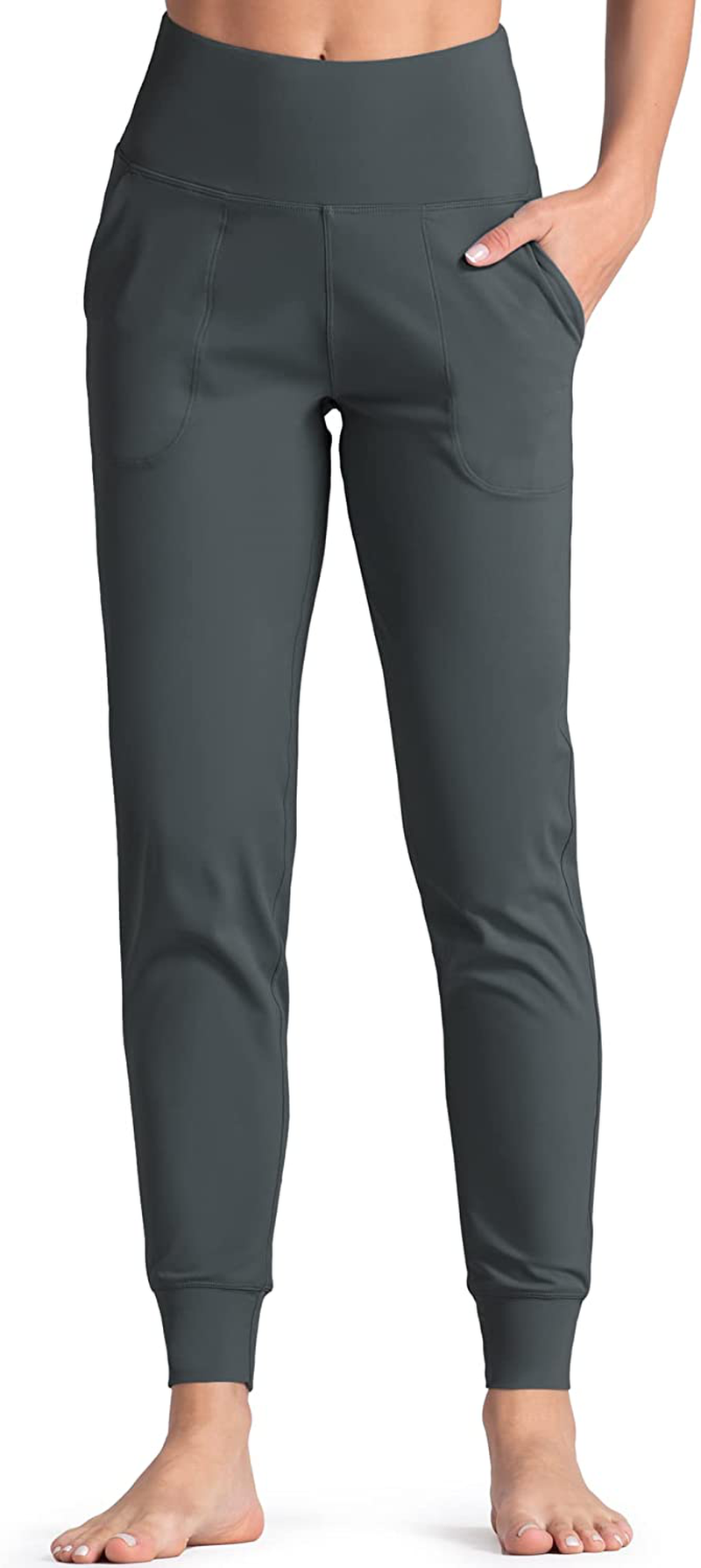 Wjustforu Women'S High Waist Joggers Sweatpants Lightweight & Comfortable Yoga Pants with Pockets Apparel & Accessories > Clothing > Activewear Kylie Max