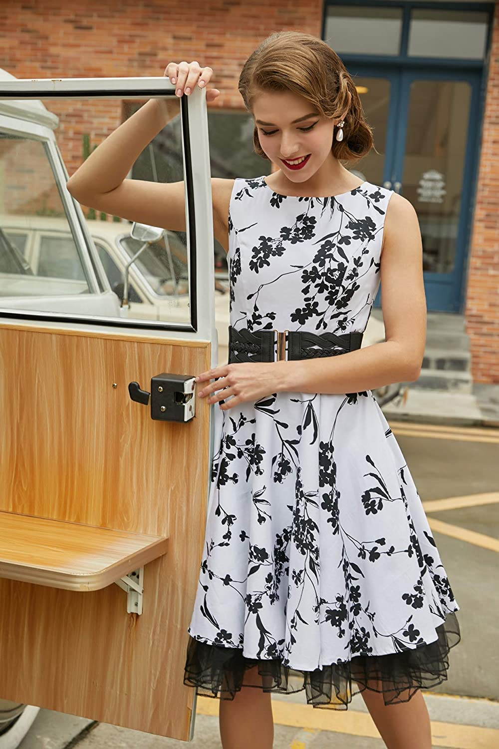 GRACE KARIN Women 50S Petticoat Skirts Tutu Crinoline Underskirt CL008922 Apparel & Accessories > Clothing > Underwear & Socks > Shapewear GRACE KARIN