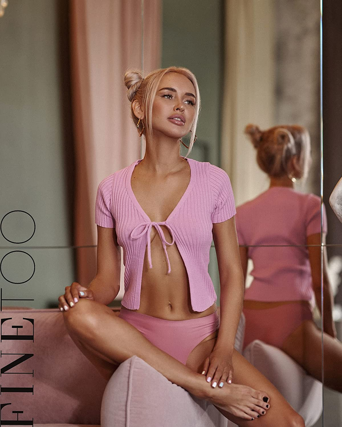 FINETOO 12 Pack Women’S Seamless Hipster Underwear No Show Panties Invisibles Briefs Soft Stretch Bikini Underwears XS-XL KYLIE MAX