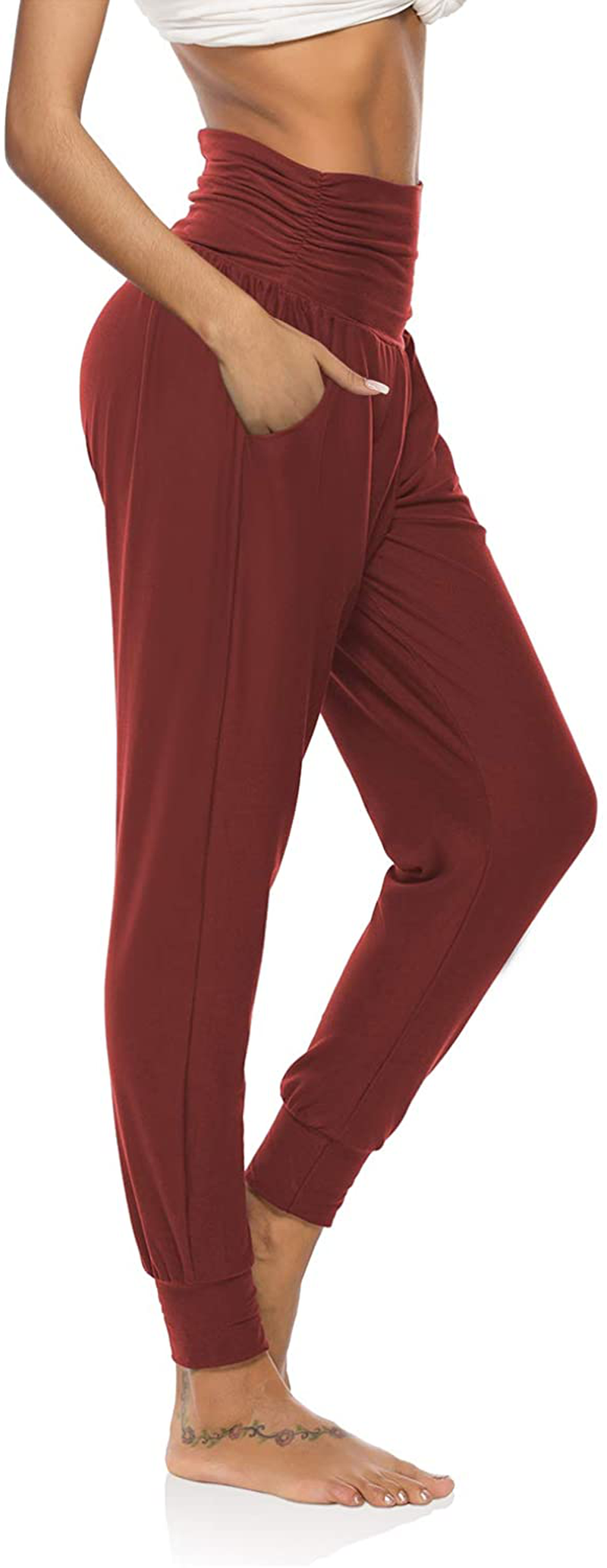DIBAOLONG Womens Yoga Sweatpants Loose Workout Joggers Pants Comfy Lounge Pants with Pockets Apparel & Accessories > Clothing > Activewear Kylie Max